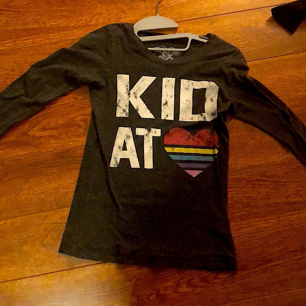Cute kids “Kid At ❤️”  long sleeve shirt.